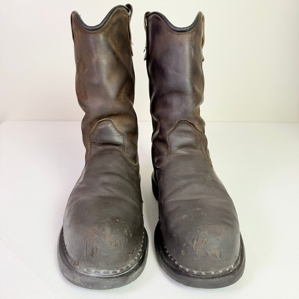 Red Wing Pecos 4436 Met Gaurd Supersole Steel Safety Toe Work Boots Men's 11 EE